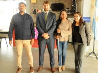 Adri&aacute;n Montalvo acompa&ntilde;&oacute; el inicio del ciclo &ldquo;Cine conecta, tu voz impacta&rdquo;