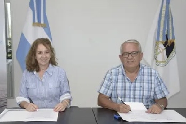 Firma de convenio con la Municipalidad de San Pedro