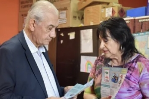 Ministra Russo y Secretario Nieto dialogaron con personal de la cartera ministerial