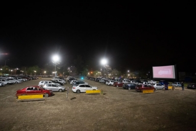 Cine de las Alturas con funciones de "autocine" en Jujuy