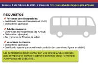 Desde el 5 de febrero y solo de manera virtual inicia el reempadronamiento para el Pase Libre del Transporte P&uacute;blico