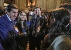Sadir compartió un encuentro con jóvenes en el Senado de la Nación
