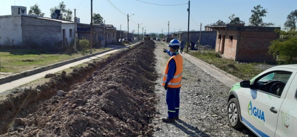 Obras de Agua Potable para vecinos de San Antonio