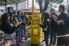 &ldquo;Paseo del Taxista" en la vieja terminal