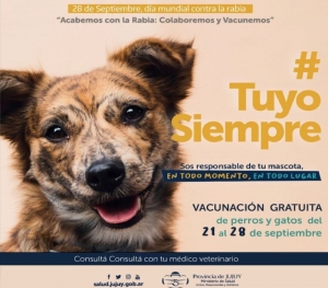 Campa&ntilde;a gratuita de vacunaci&oacute;n antirr&aacute;bica