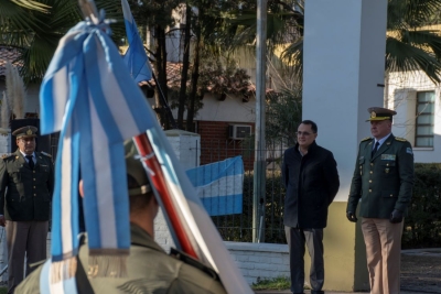 Concejales y un homenaje a gendarmes fallecidos en accidente vial