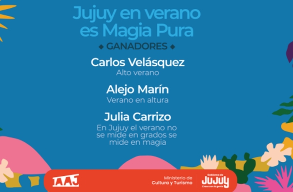 Ganadores del concurso &quot;Jujuy en verano es magia pura&quot;