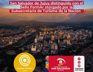 Turismo.Municipio capitalino recibi&oacute; el Sello FormAr por su excelencia