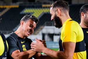 Marcelo Gallardo dirigi&oacute; su primer entrenamiento en Al-Ittihad