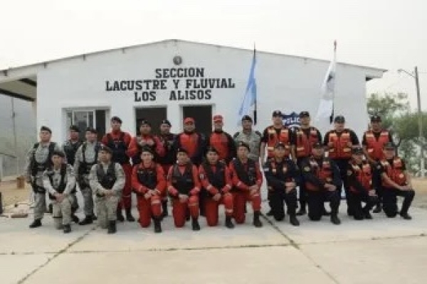 Polic&iacute;a de la Provincia cuenta con una base de Lacustre y Fluvial en Los Alisos