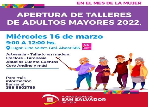 Talleres de capacitaci&oacute;n para adultos mayores
