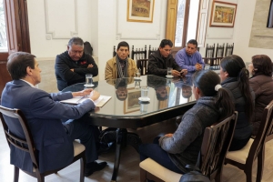Obras.Dialogo con comisionados del Departamento de Valle Grande