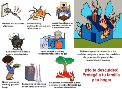Consejos para evitar incendios