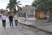 Avanzan las obras de pavimentación en Huaico