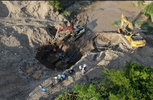 Acueducto principal. Agua Potable planifica la reingenier&iacute;a definitiva