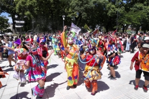 Hist&oacute;rica convocatoria en la celebraci&oacute;n del Carnaval de Jujuy en Buenos Aires