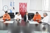 El intendente Jorge recibi&oacute; al nuevo jefe de la Polic&iacute;a y al titular de Emergencias de la provincia
