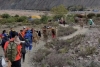 Intenso operativo de seguridad ante la masiva llegada de peregrinos a Punta Corral