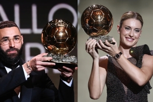 Benzema y Putellas ganaron el Bal&oacute;n de Oro 2022