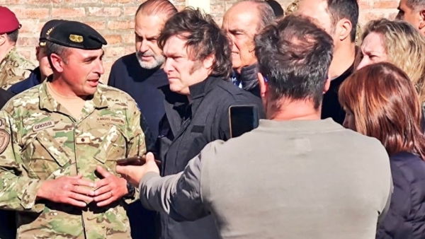 Milei vet&oacute; un fondo de 200 mil millones para Bah&iacute;a Blanca