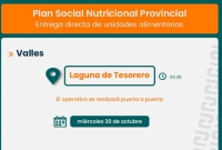 Familias de Laguna de Tesorero recibir&aacute;n refuerzos alimentarios