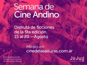 Proyecciones por semana del Cine Andino online