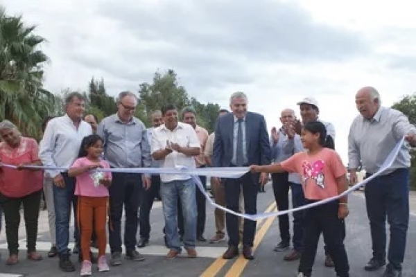 Morales inaugur&oacute; obras en Puesto Viejo