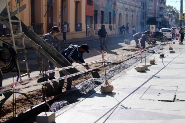 Obras de mantenimiento en calles c&eacute;ntricas