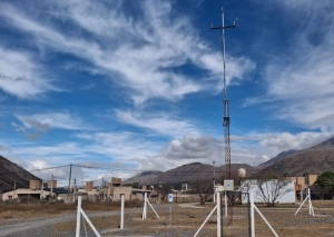 Monitoreo climático.Volcán suman estaciones meteorológicas