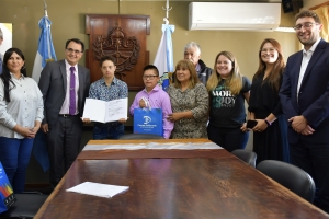 Declararon el benepl&aacute;cito por la visita de Eros Recio