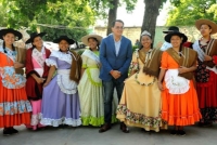 Semana de la Tradici&oacute;n: Candidatas a Paisana visitaron la Municipalidad
