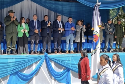 El Vicegobernador de Jujuy particip&oacute; de los festejos por el 117 Aniversario de La Quiaca
