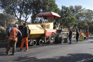 El municipio capitalino repavimenta la calle Cha&ntilde;i