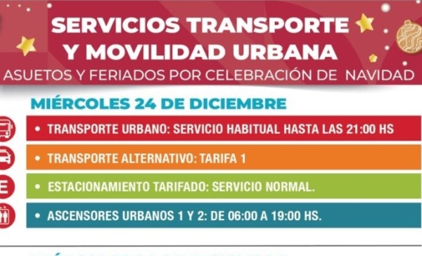 As&iacute; ser&aacute;n los servicios municipales el 24, 25 y 26 de diciembre