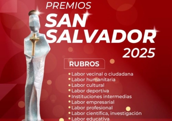 Premios San Salvador.Continúan abiertas las postulaciones