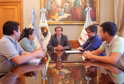 Sadir recibi&oacute; al Intendente de Caimancito