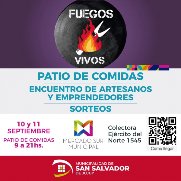 "Fuegos vivos" en el Mercado Sur