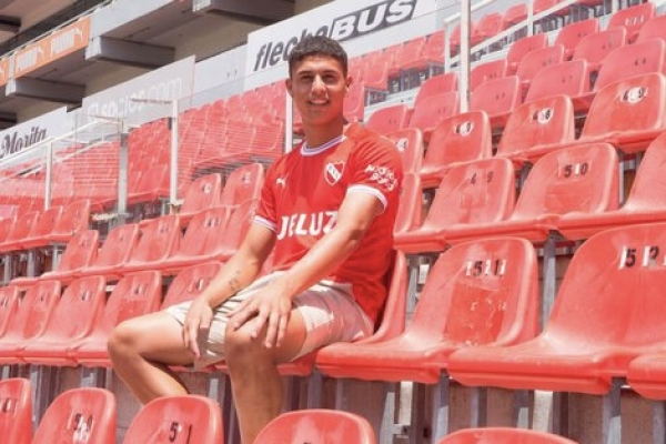 Baltasar Barcia: "Estoy muy feliz de llegar a Independiente"