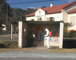 Realizan desinfecciones en sectores de Reyes