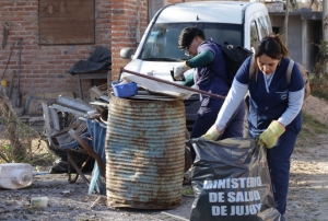 Dengue: Salud contin&uacute;a con el descacharrado en la capital juje&ntilde;a