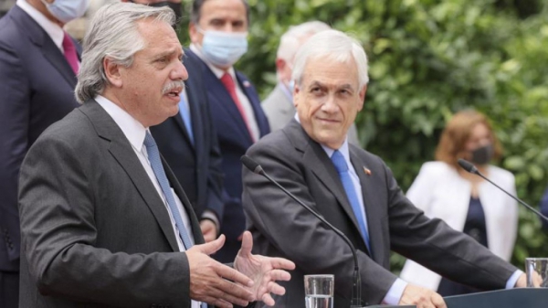 Primera visita de Fernandez a Chile