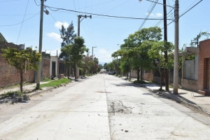 Avanzan obras de pavimentaci&oacute;n en Alto Comedero