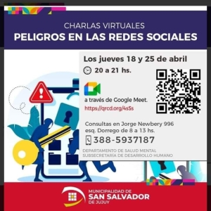 Charlas virtuales sobre seguridad en internet