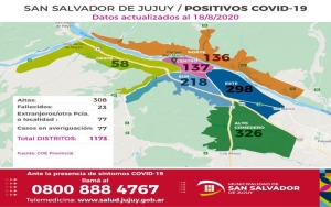 As&iacute; se distribuyen los casos positivos en Capital