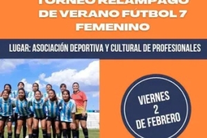 Torneo rel&aacute;mpago f&uacute;tbol siete femenino en profesionales