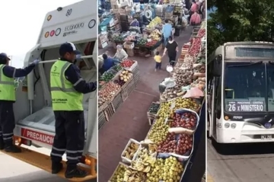 Servicios municipales por el feriado nacional del d&iacute;a 21 de agosto