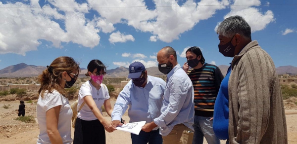 Trabajo conjunto en Humahuaca en el gran proyecto de la nueva terminal