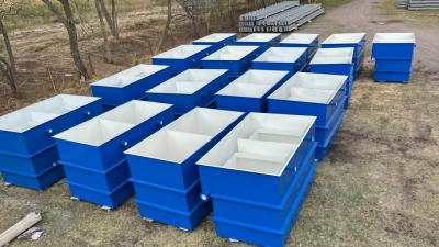 Avanza en un 95% la fabricaci&oacute;n de las 16 plantas compactas modulares para la potabilizaci&oacute;n de agua