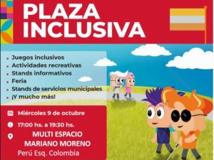 Llega una nueva edici&oacute;n de &ldquo;Plaza Inclusiva&rdquo;