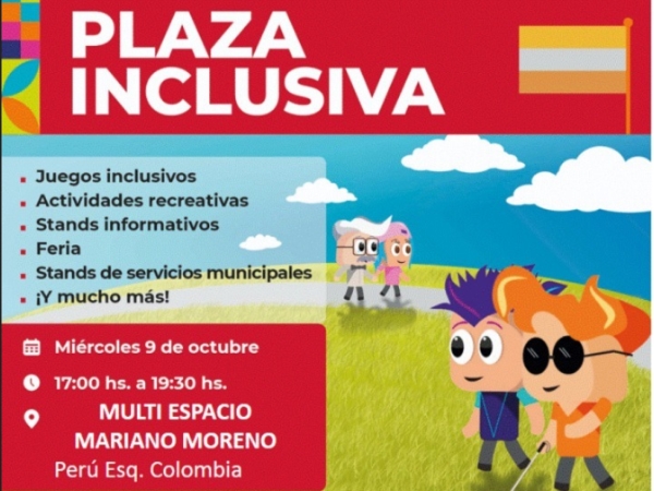 Llega una nueva edici&oacute;n de &ldquo;Plaza Inclusiva&rdquo;